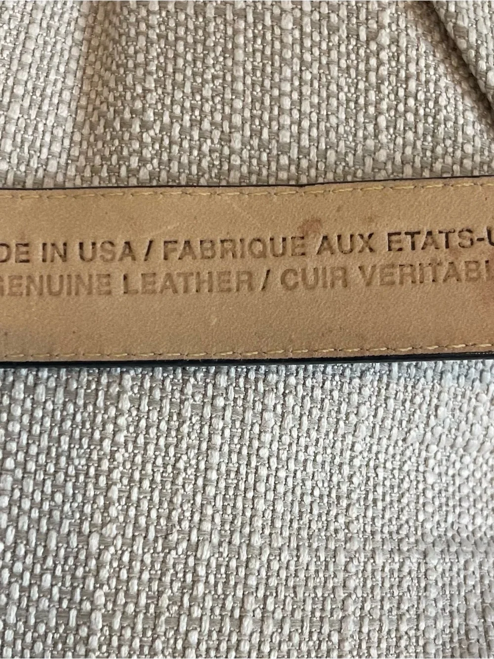 Laura Ashley Classic Black Leather Belt w/ Gold Buckle Women’s size Small - Picture 3 of 8